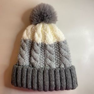 puff ball winter beanie